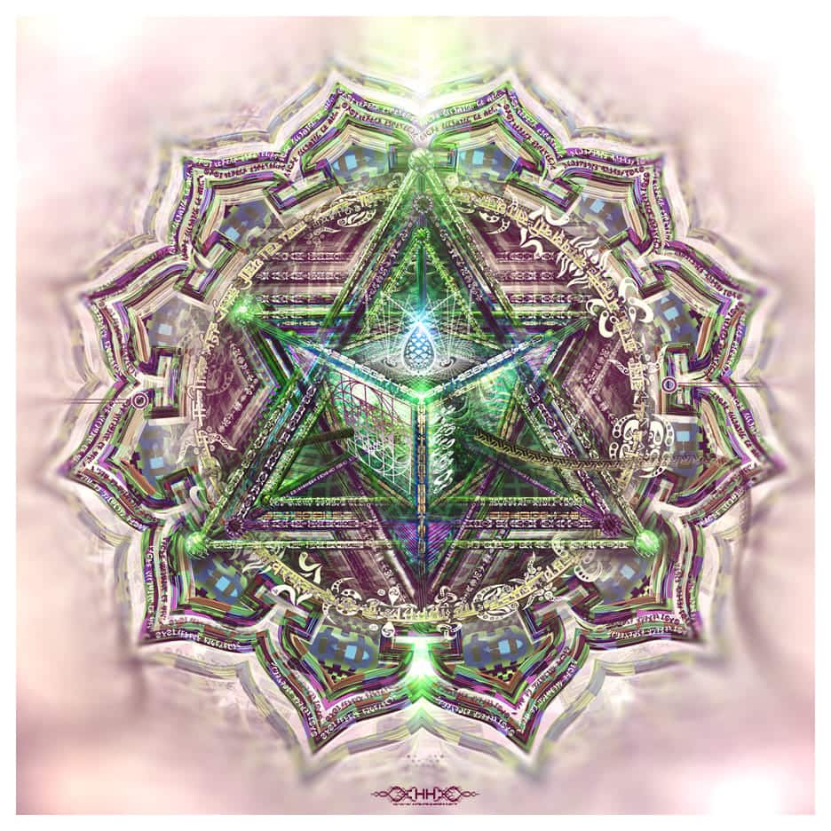 Bio-Energetic Vortexes No.4 — Love (Anahata Chakra) detail 3 of 11