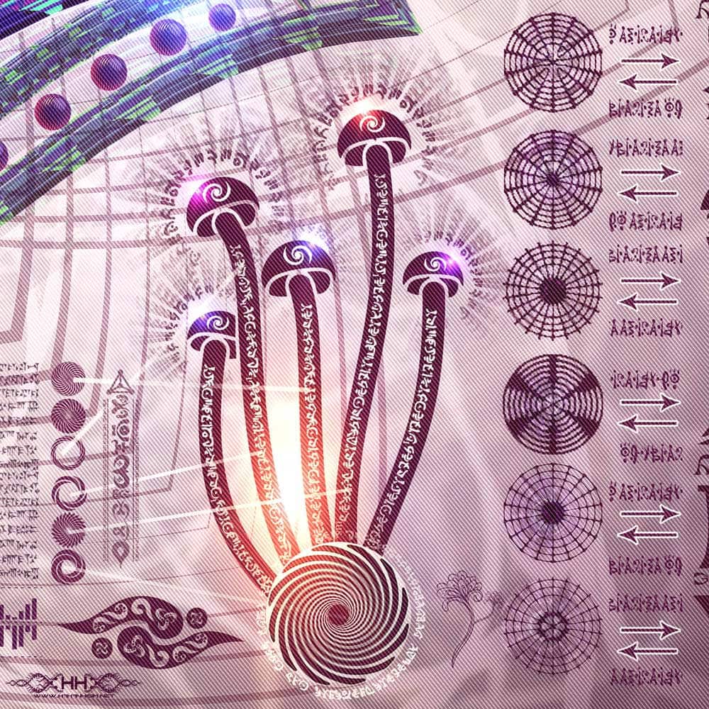 Bio-Energetic Vortexes No.5 — Truth (Vishuddha Chakra) detail 2 of 23