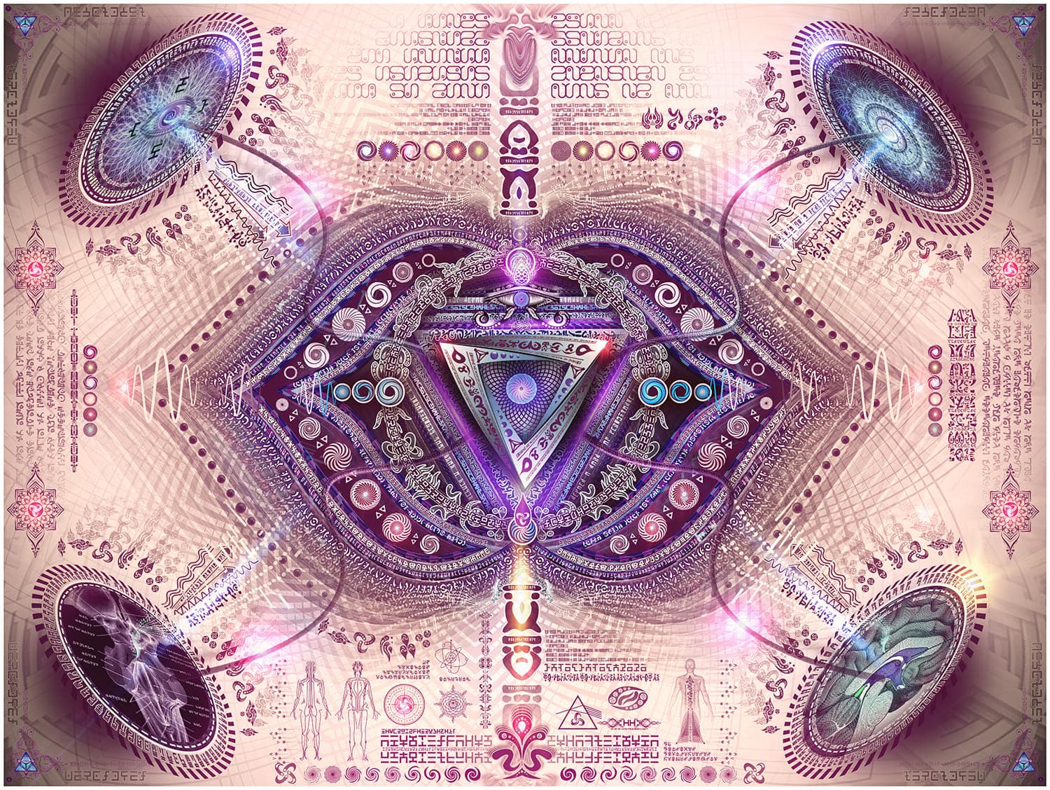 Bio-Energetic Vortexes No.6 — Insight (Ajna Chakra)