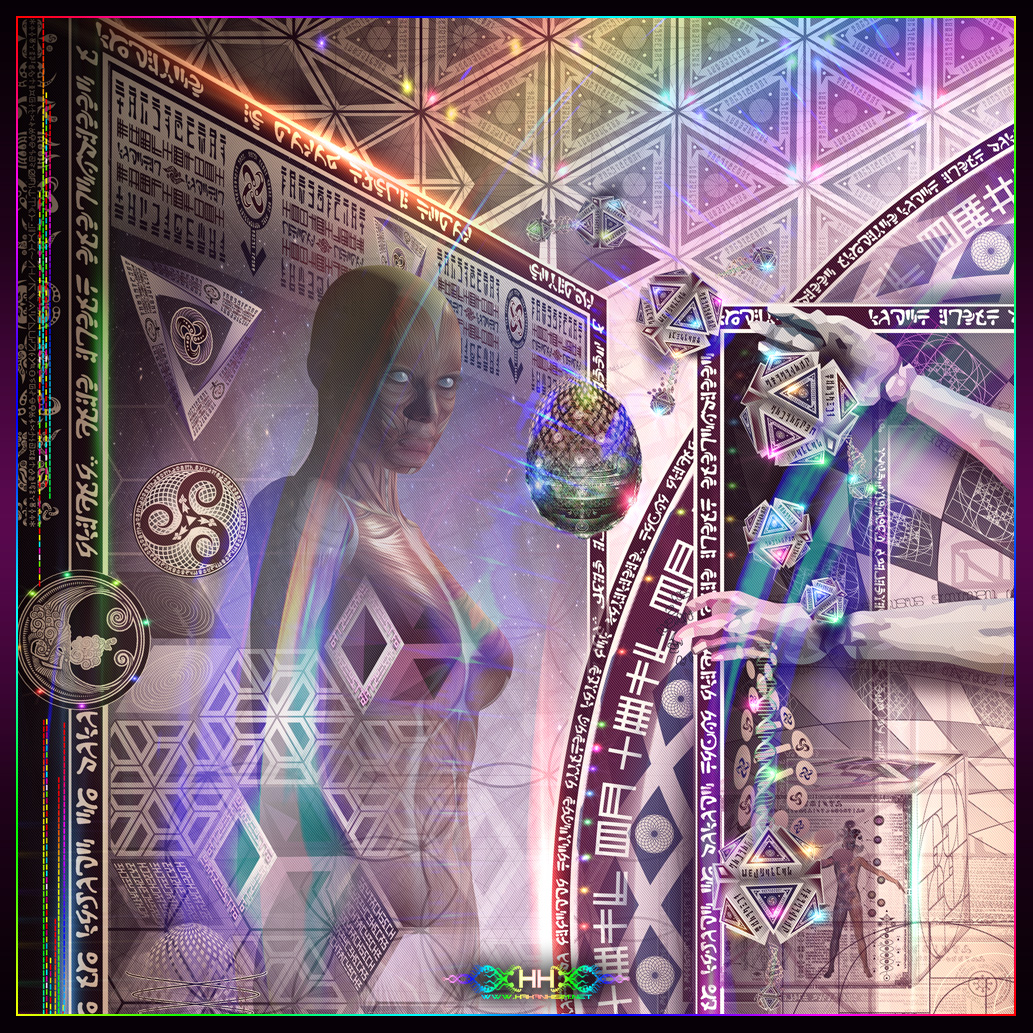 Universal Transmissions XI — Vitruvian Spirit (Seeding the New Renaissance) detail 31