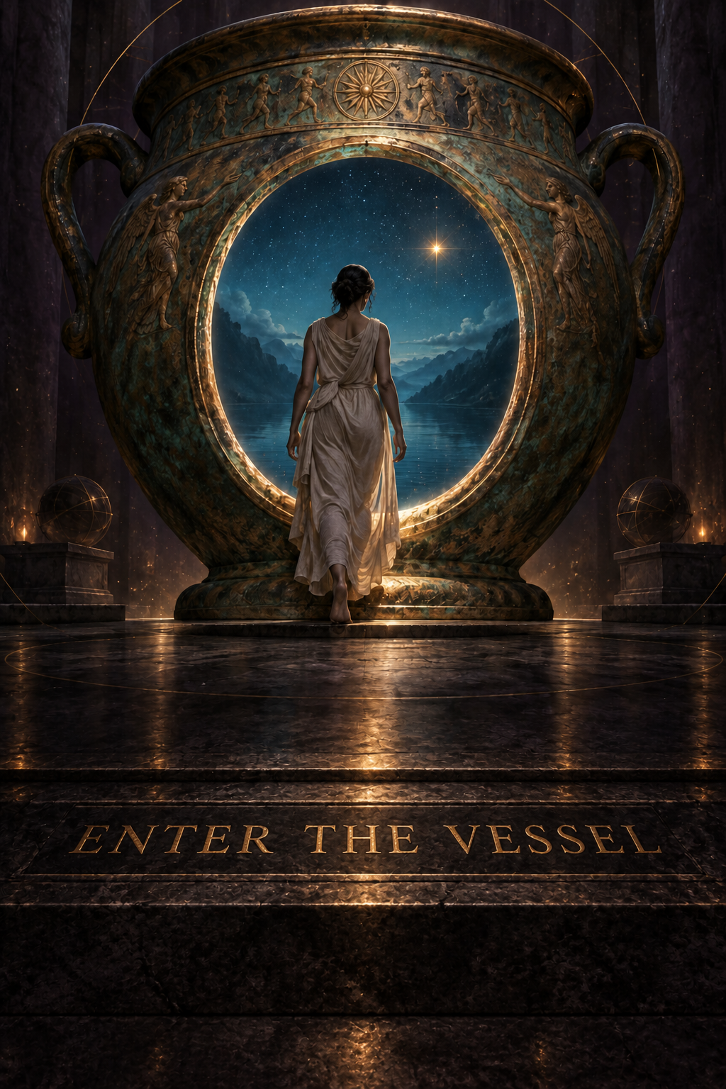 Entering the vessel: the seeker crosses the rim of the Hermetic mixing-bowl