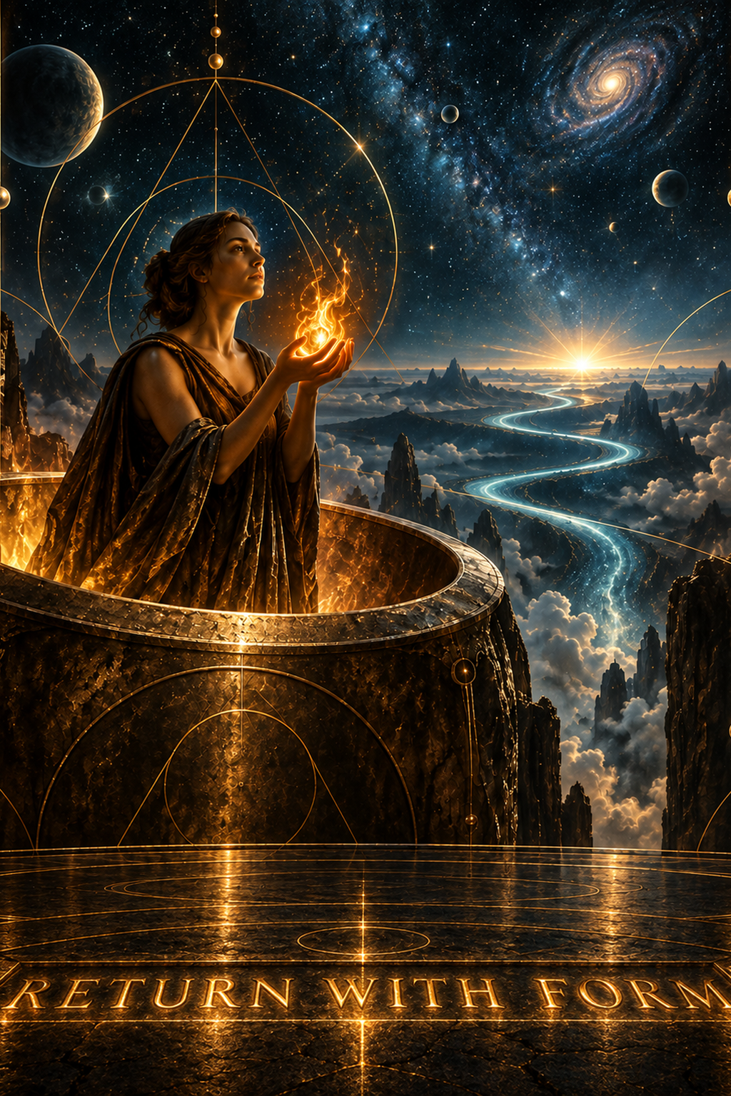 Return with form: what is received becomes visible in action